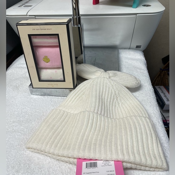 kate spade Accessories - Kate Spade Hat Sock Bundle